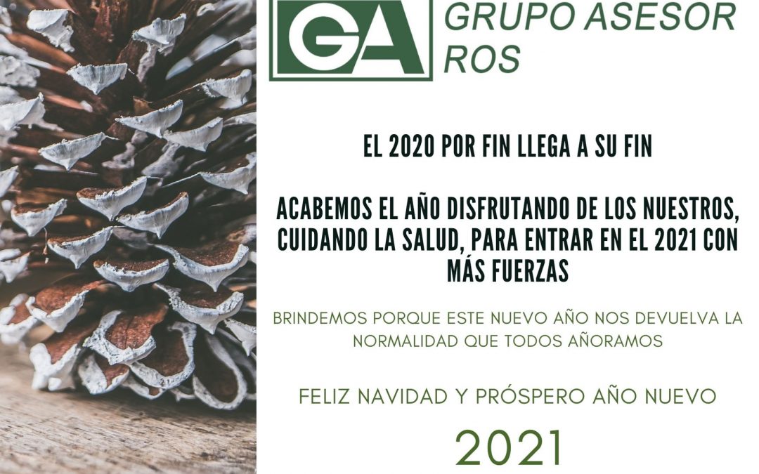 Grupo Asesor Ros les desea una feliz Navidad y un próspero año nuevo